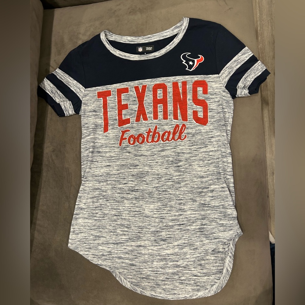 NFL Texans Women’s Shirt - Navy and Gray